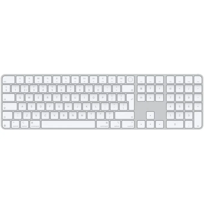 Apple Magic Keyboard with Touch ID and Numeric Keypad for Mac with Apple Silicon - White Keys — image 1