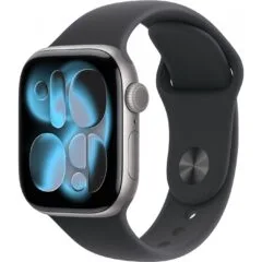Apple Watch S11 Aluminium 42mm Space Grau (Sportarmband schwarz) M L - 42mm Space Grau Aluminium, Sportarmband schwarz