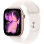 Apple Watch S11 Aluminium 46mm Rosegold (Sportarmband blassrosa) M L - S11 - Rosegold Aluminium 46mm