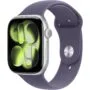 Apple Watch S11 Aluminium 46mm Silber (Sportarmband nebelviolett) S M