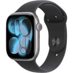 Apple Watch S11 Aluminium 46mm Space Gray - Sport Band Black - S/M