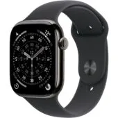 Apple Watch - S11 - Titan Slate Cellular 46mm (Sport band Black) S M