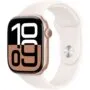 Apple Watch Series 10 - 46mm Rose Gold Aluminum with Light Blush Sport Band - GPS + Cellular