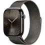 Apple Watch Series 10 46mm Slate Titanium Case with Slate Milanese Loop - GPS + Cellular, S/M