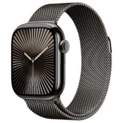 APPLE Watch Series 10 GPS + Cellular 42mm Slate Titanium Case with Slate Milanese Loop