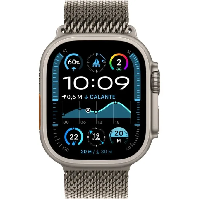 Apple Watch Ultra 2 - 49mm Natural Titanium Case with Milanese Loop - GPS + Cellular - Size S — image 2