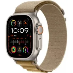 Apple Watch Ultra 2 49mm Titanium Case GPS + Cellular with Tan Alpine Loop - Large