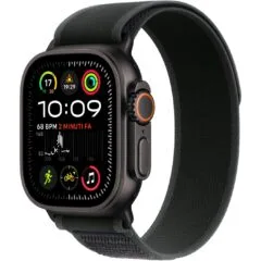 APPLE Watch Ultra 2 GPS + Cellular 49mm Black Titanium Case with Black Trail Loop -