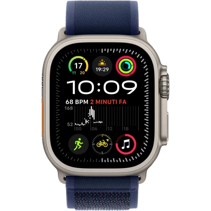 Apple Watch Ultra 2 GPS + Cellular 49mm Natural Titanium Case with Blue Trail Loop — image 2