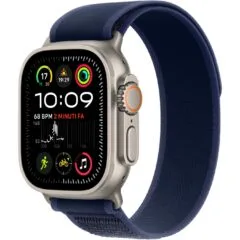 Apple Watch Ultra 2 GPS + Cellular 49mm Natural Titanium Case with Blue Trail Loop