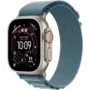 Apple Watch Ultra 3 Titanium Cellular 49mm Natur (Alpine Loop hellblau) Medium