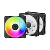 Arctic P14 Pro Reverse A-RGB 140mm 2650 RPM PWM Case Fans 3-Pack