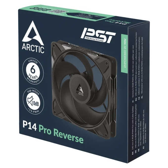 ARCTIC P14 Pro Reverse Blade PWM Fan 140mm 3-Pack — image 6