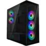 Arctic Xtender Mirror Black Midi Tower PC Case - E-ATX, Vertical GPU, 482mm