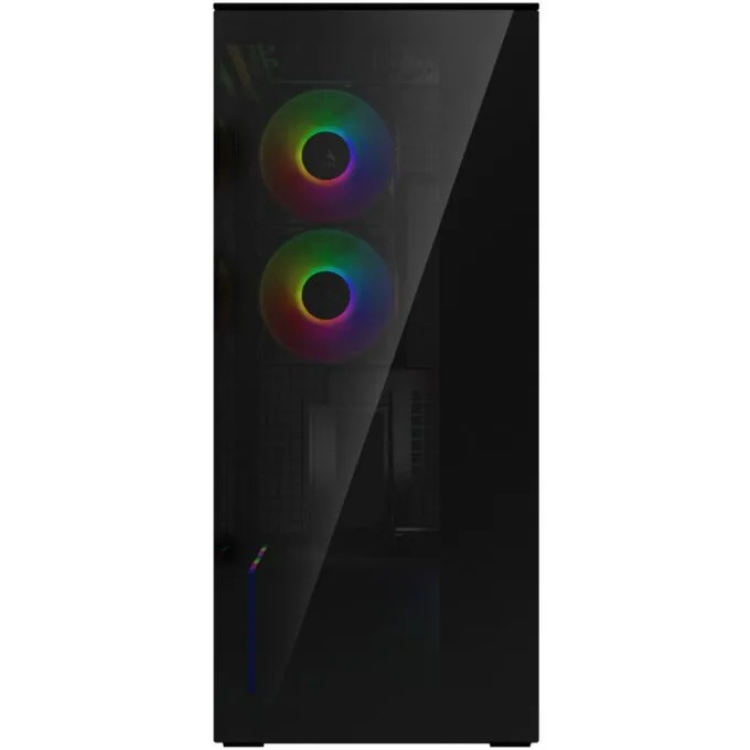 Arctic Xtender VG Black Tempered Glass E-ATX Mid Tower – Vertical GPU, 5 Fans — image 2