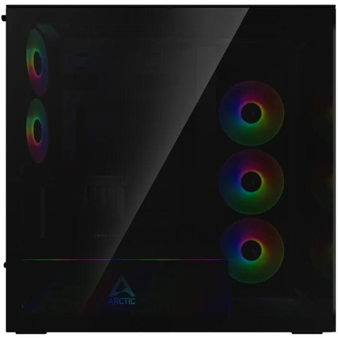 Arctic Xtender VG Black Tempered Glass E-ATX Mid Tower – Vertical GPU, 5 Fans — image 4