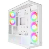 Arctic Xtender (White) Transparent window - Mid Tower PC Case with GPU Vertical Mount