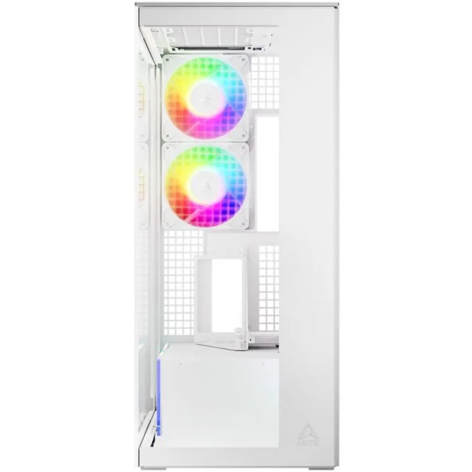 Arctic Xtender (White) transparent window with GPU vertical mount — image 2
