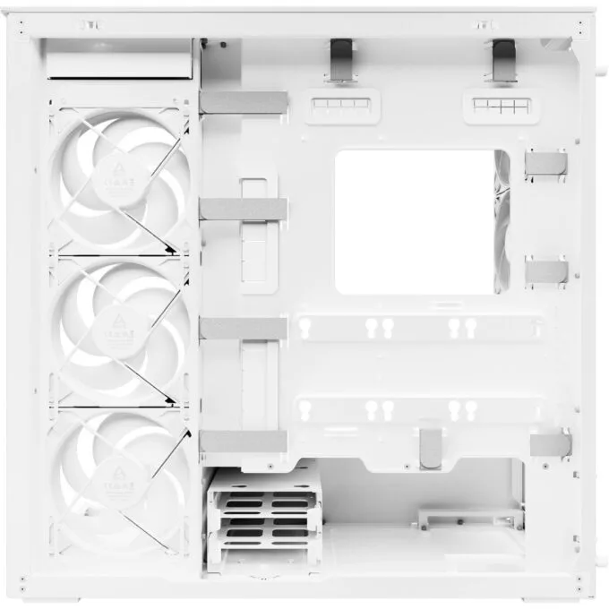 Arctic Xtender (White) transparent window with GPU vertical mount — image 6