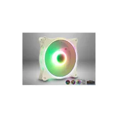 ARGUS L-12025W Case Fan 120x120x25mm White RGB 1200rpm