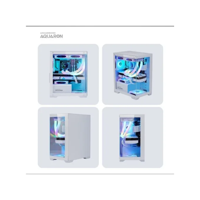 Armaggeddon Aquaron Pro ATX Gaming Case White — image 5