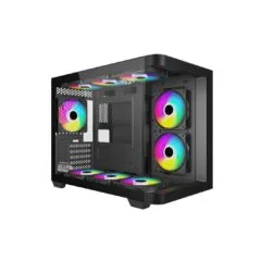 Armaggeddon Aquaron X-Curve 285 M-ATX Gaming Case - Black