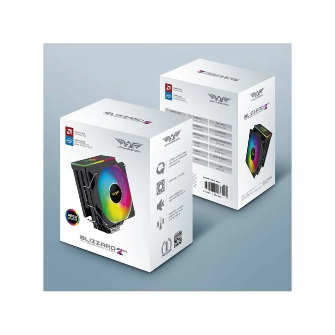 Armaggeddon Blizzard 2 ARGB CPU Cooler 120mm - Black — image 12
