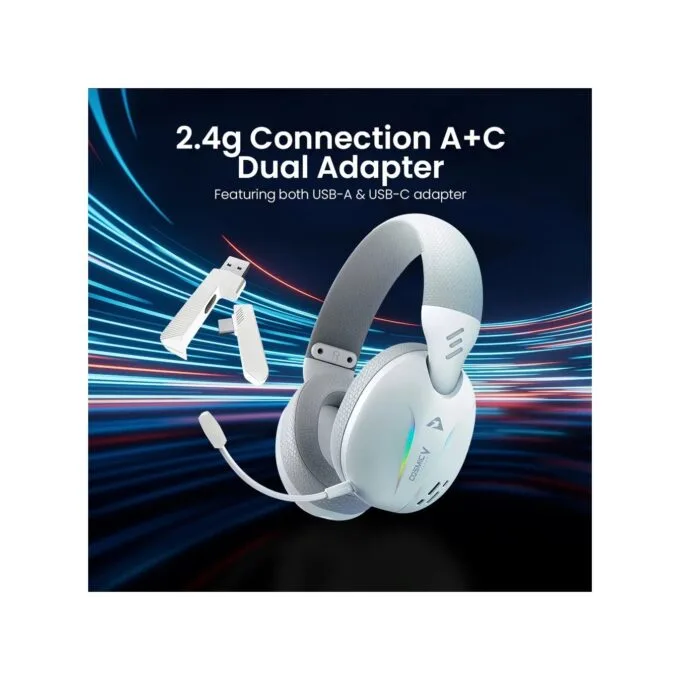 Armaggeddon Cosmic V Wireless Gaming Headset - Bluetooth 5.4 2.4GHz USB — image 7