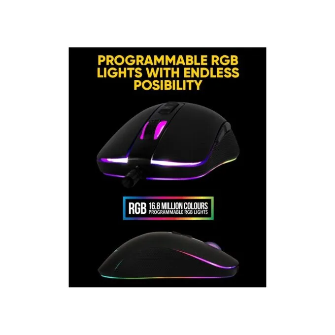 Armaggeddon Falcon 3 Pro-Gaming Mouse 10000 CPI Macroable RGB — image 7