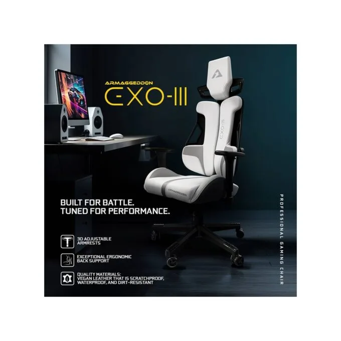Armaggeddon Gaming Chair EXO-III PU Leather Honey Bourbon — image 3