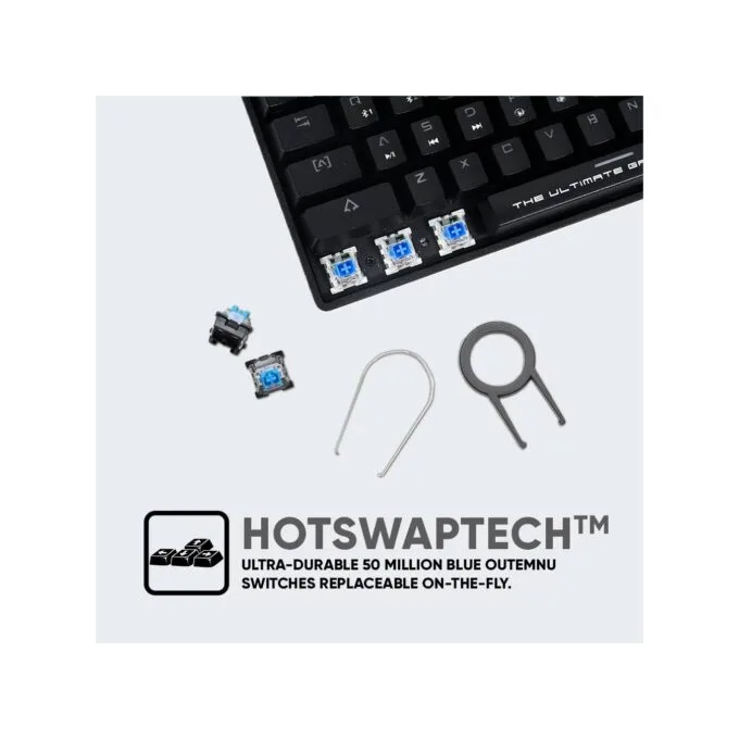Armaggeddon MBA-61R Starling White 61-Key Bluetooth Mechanical Blue Switch Keyboard — image 7