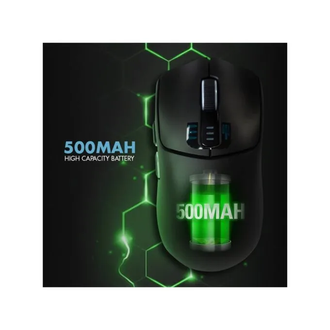 Armaggeddon Mirage V Wired+2.4G+BT Rechargeable Gaming Mouse 10000 CPI Black — image 2