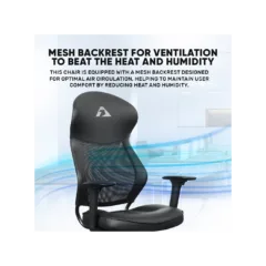 Armaggeddon Office Chair - Mesh PVC FLEXION AIR Black