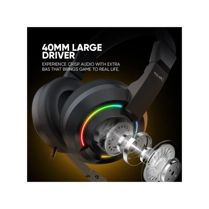 Armaggeddon Pulse 1 Chroma Gaming Headset 3.5mm 2.1 40mm Black — image 5