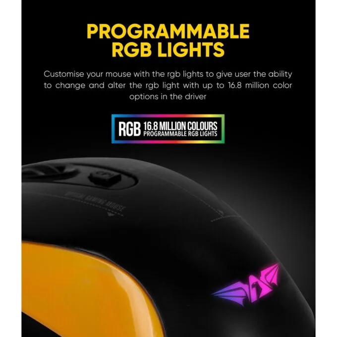 Armaggeddon Scorpion 3 Pro-Gaming Mouse - 4800 CPI - Free Mousepad — image 7
