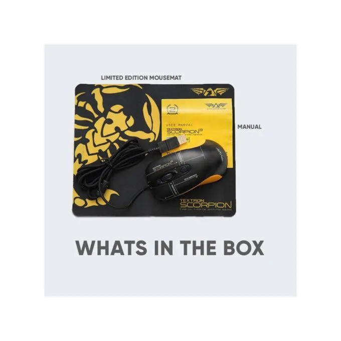Armaggeddon Scorpion 3 Pro-Gaming Mouse - 4800 CPI - Free Mousepad — image 9