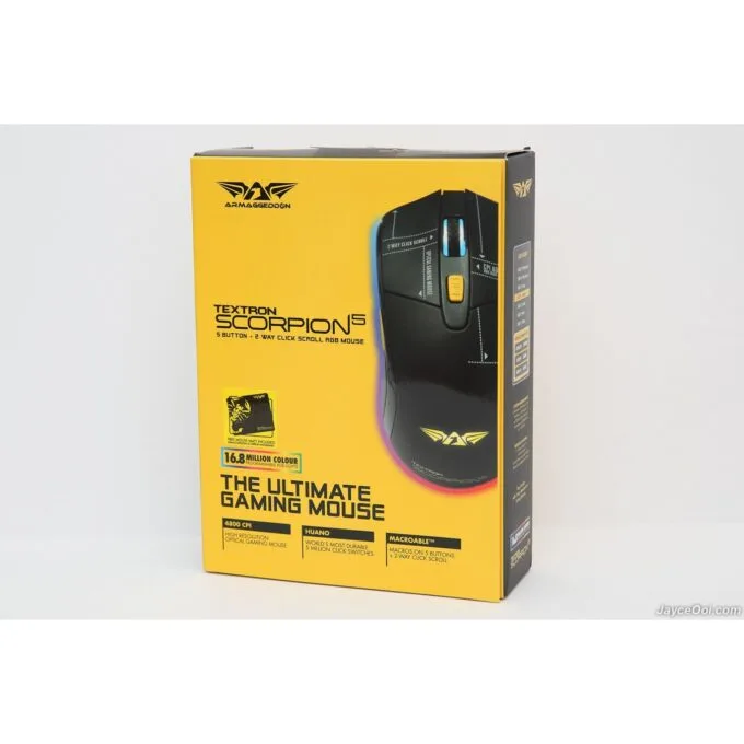 Armaggeddon Scorpion 5 Pro-Gaming Mouse with Free Mousepad — image 11