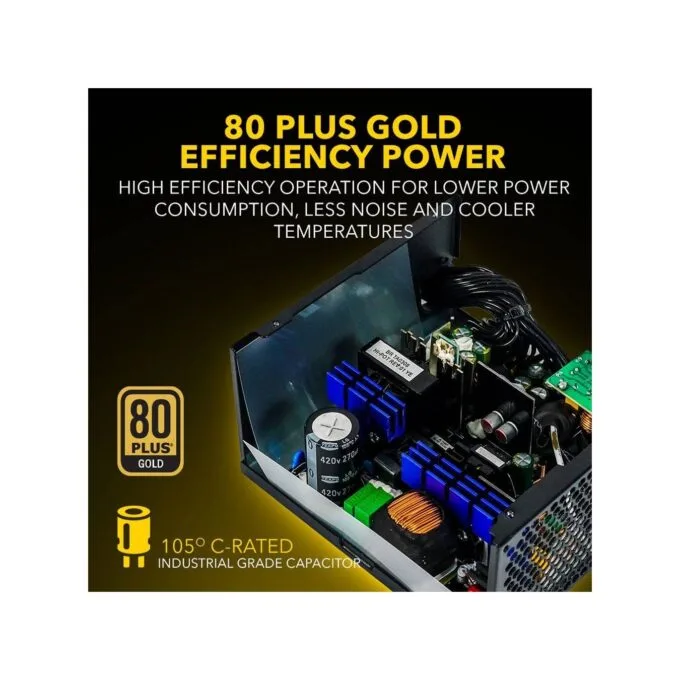 Armaggeddon Voltron Gold 600W 80+ Gold PSU - Black — image 3