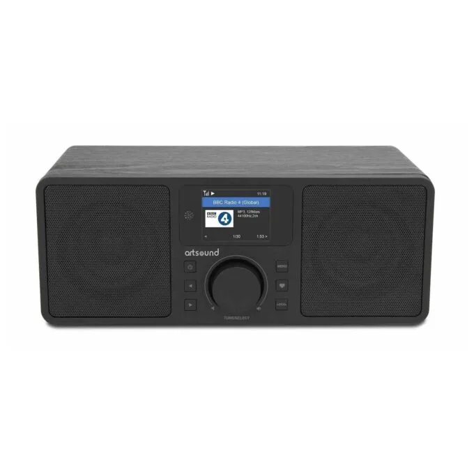 Artsound Internet Radio Wooden Speaker - R9 - FM, Bluetooth, AUX, Line Out, Alarm — image 2