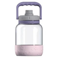 Asobu - The Barkley Dog Bowl - Tritanflasche 1.5 Liter mit Hundenapf pink