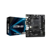 ASRock A520M-HDV - AM4 Micro-ATX Motherboard - DDR4 64GB Max - PCIe 3.0 - M.2 & 4x SATA3 - HDMI/DVI-D/VGA