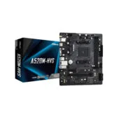 ASRock A520M-HVS - AM4 Micro-ATX Motherboard - AMD A520, DDR4, 64GB Max, M.2 & SATA, HDMI/VGA