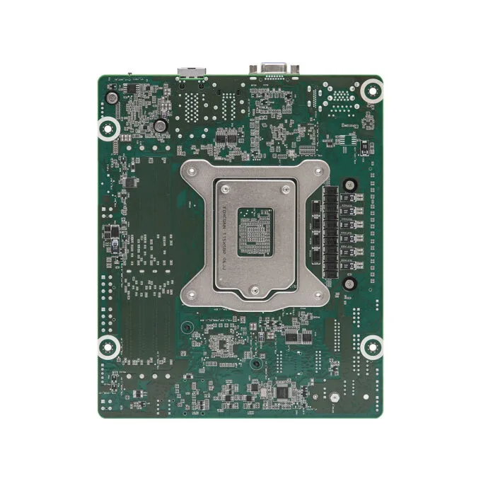 ASRock B550D4ID-2L2T - Mini-ITX AM4 Motherboard, B550 Chipset, 4x DDR4 up to 128GB, PCIe 4.0, Quad LAN, Passive Cooling - Green — image 3