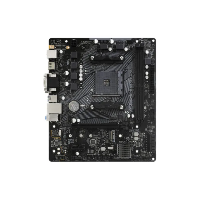 ASRock B550M-HDV - AM4 Micro-ATX Motherboard - B550, PCIe Gen4 M.2, 64GB max, HDMI 4K@60Hz — image 2