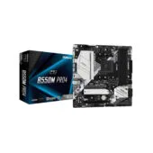 ASRock B550M Pro4 - B550M PRO4 - Micro-ATX AM4 Motherboard, B550 Chipset, Up to 128GB DDR4