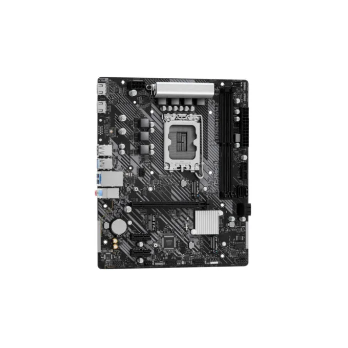 ASRock B760M-H2 M.2 - LGA1700 Micro-ATX Motherboard, Intel B760, DDR5 up to 128GB, 2x M.2, 2.5GbE, HDMI 2.1 — image 4