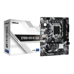 ASRock B760M-HDV M.2 D4 - LGA1700 Micro-ATX Motherboard, Intel B760, DDR4, 64GB Max