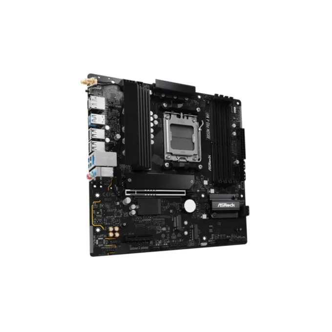 ASRock B850M Pro A WiFi - AM5 Micro-ATX Motherboard - DDR5, 4x DIMM, 256GB Max, Wi‑Fi 6E, 2.5Gb LAN, PCIe 5.0 — image 3