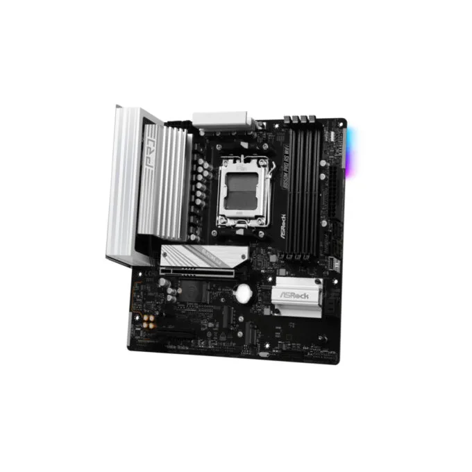 ASRock B850M Pro RS WiFi - B850M Pro RS - AM5 micro-ATX, DDR5, 256GB max, Wi‑Fi 6E, 2.5Gb LAN, HDMI 2.1 — image 4
