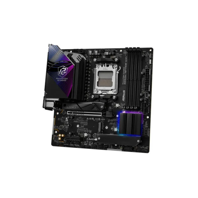 ASRock B850M Riptide WiFi - AM5 microATX DDR5 Motherboard, 4 DIMM 256GB, PCIe 5.0 x16, 2.5Gb LAN, Wi-Fi 7 — image 4